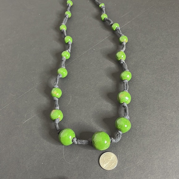 Isabel Marant Green Stone Necklace - Picture 10 of 17